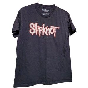 Slipknot Black Band T-Shirt Size Large Metal Rockabilia